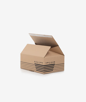 Scatola in cartone 34,4x25x13,5 cm int. B nastro e strappo ECOM_RES