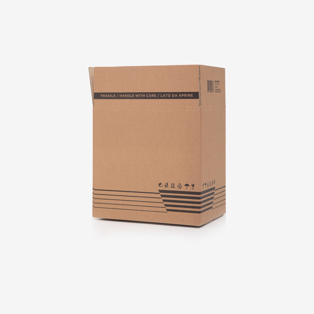 American cardboard box 39X26,5X37 cm EB Havana Symb. black 6 bt KITVIN6