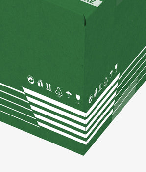 Scatola in cartone americana doppia onda BC 47x31x37 cm verde SCD10*VERDE
