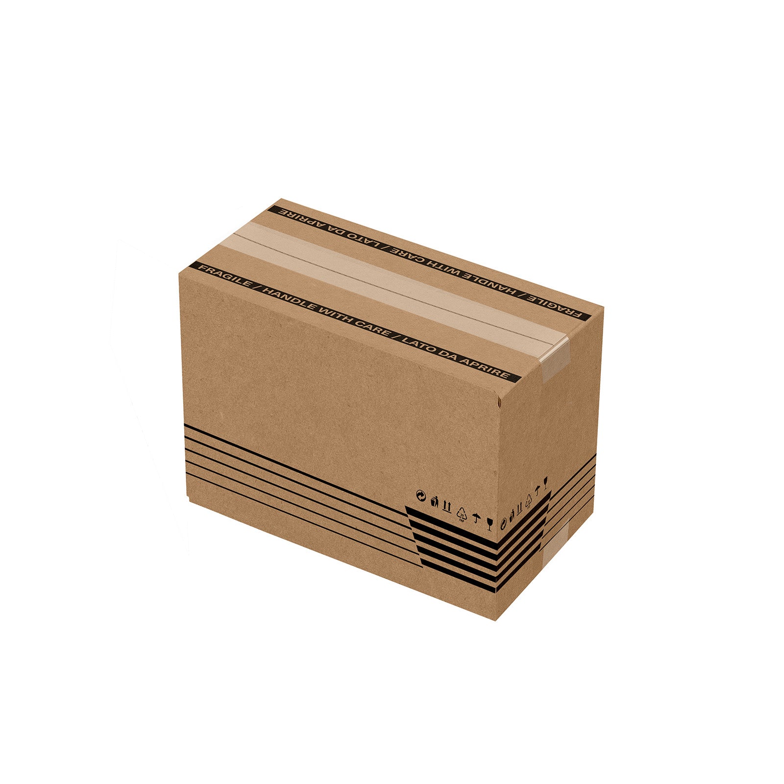 Scatola in cartone americana doppia onda BC 55x31x37 cm avana SCD11