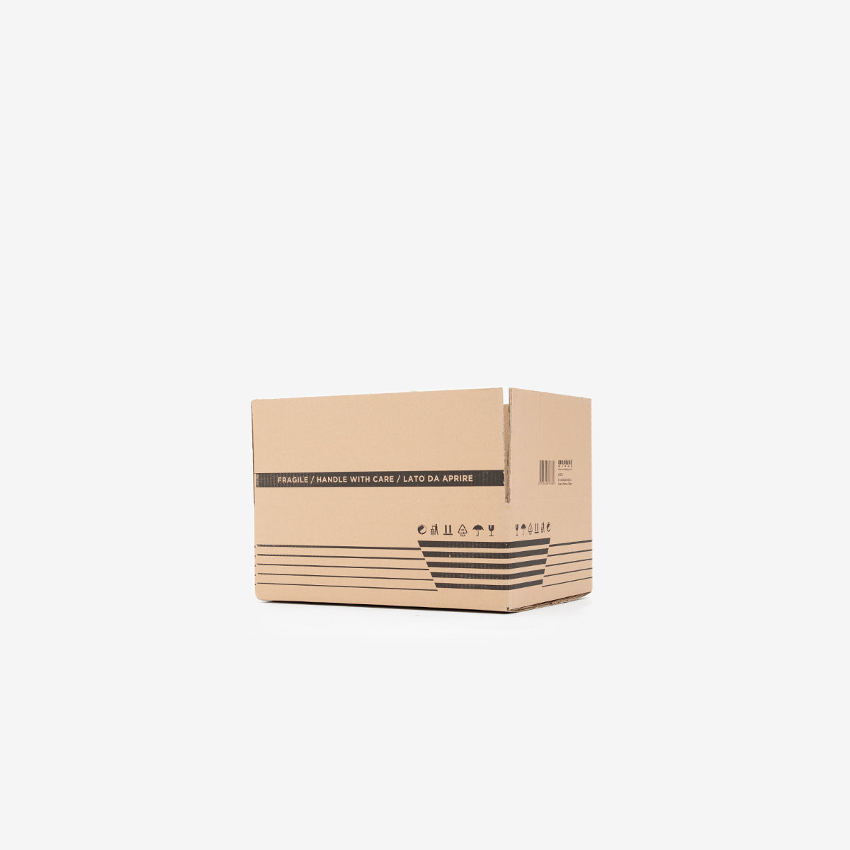 American style double wave cardboard box BC 44x32x15 mm havana SCD12