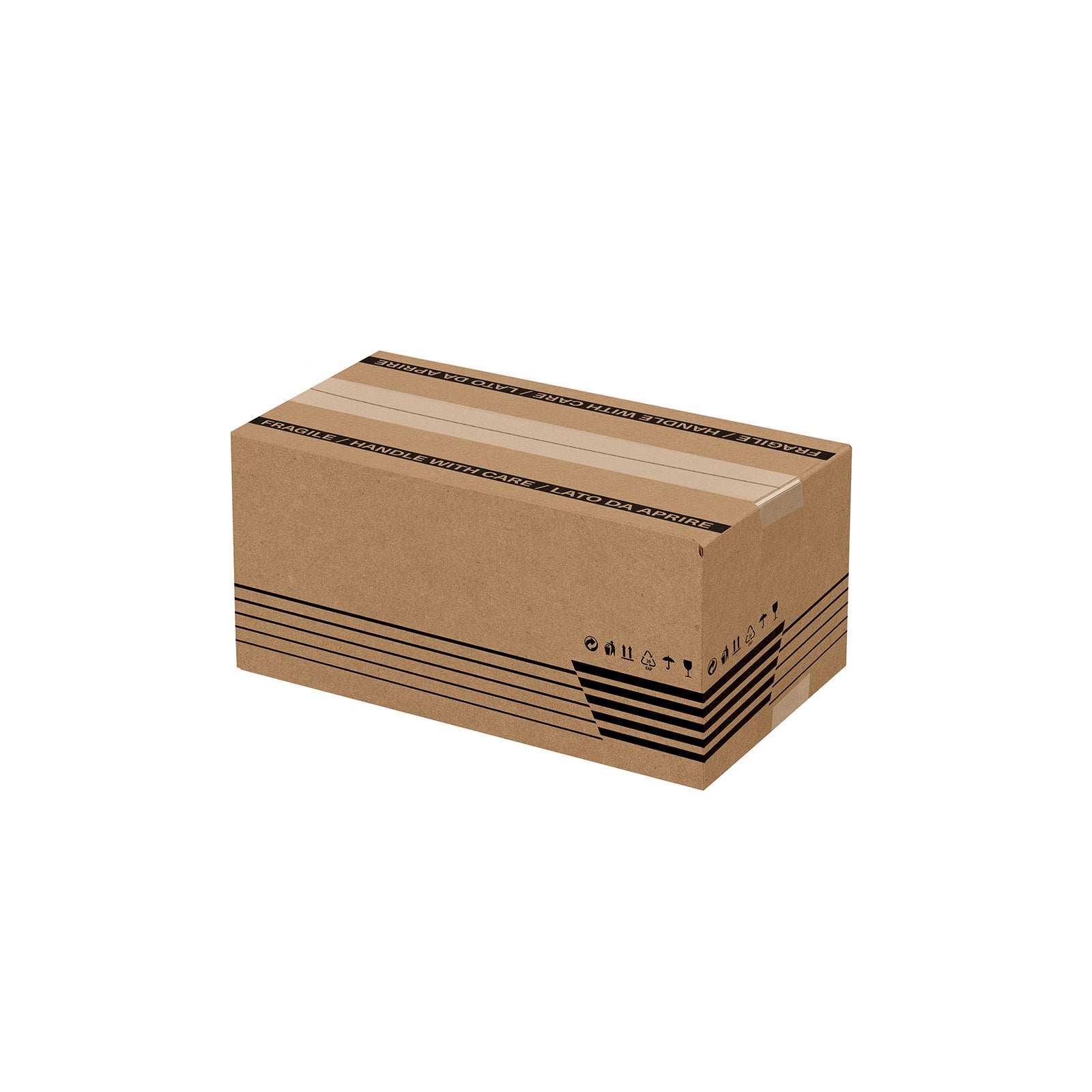 Scatola in cartone americana doppia onda BC 44x32x15 mm avana SCD12