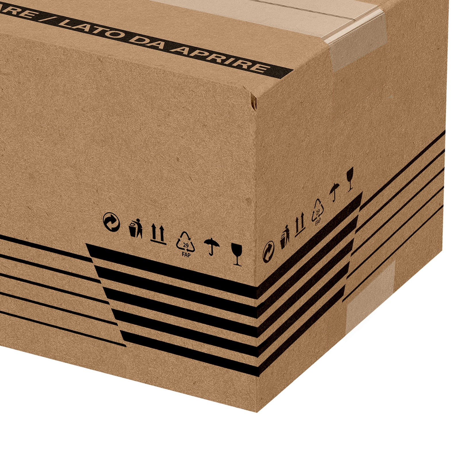 Scatola in cartone americana doppia onda BC 44x32x15 mm avana SCD12