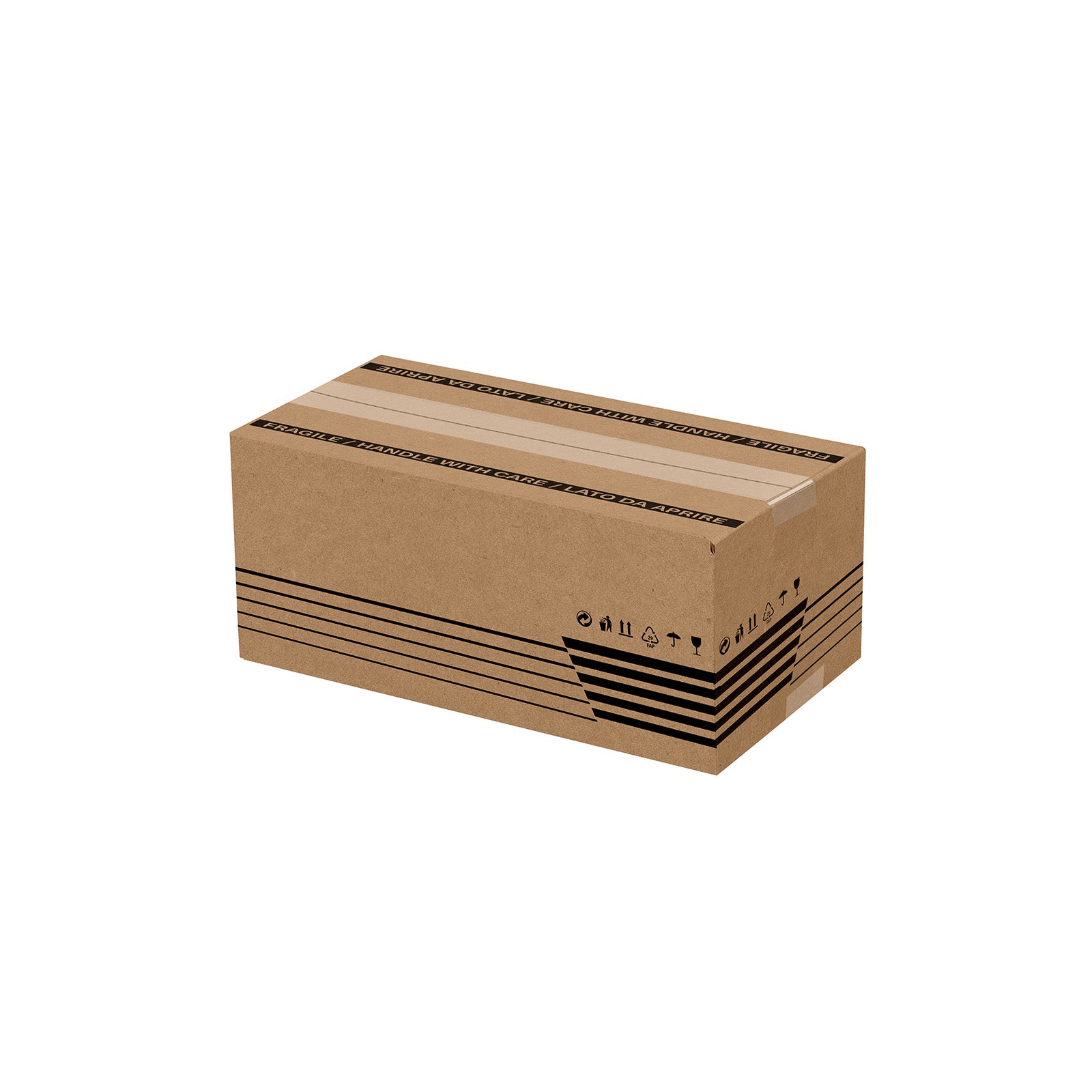 Scatola in cartone americana doppia onda BC 60x40x20 cm avana SCD13