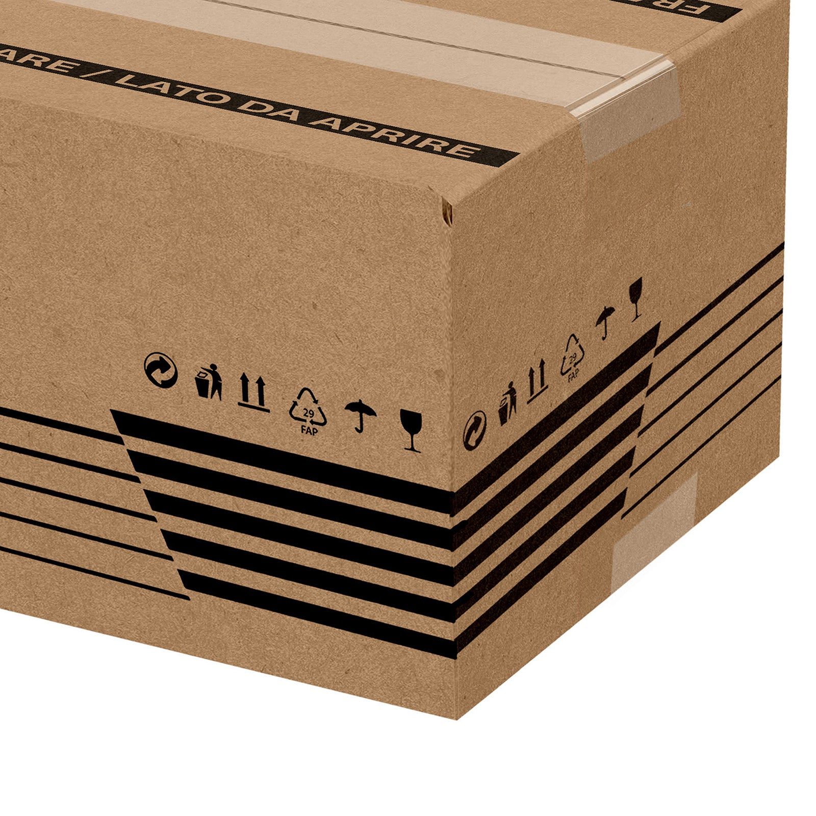 Scatola in cartone americana doppia onda BC 60x40x20 cm avana SCD13