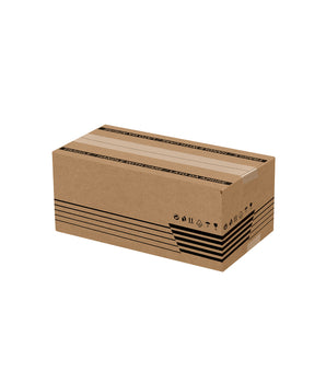 Scatola in cartone americana doppia onda BC 60x40x20 cm avana SCD13