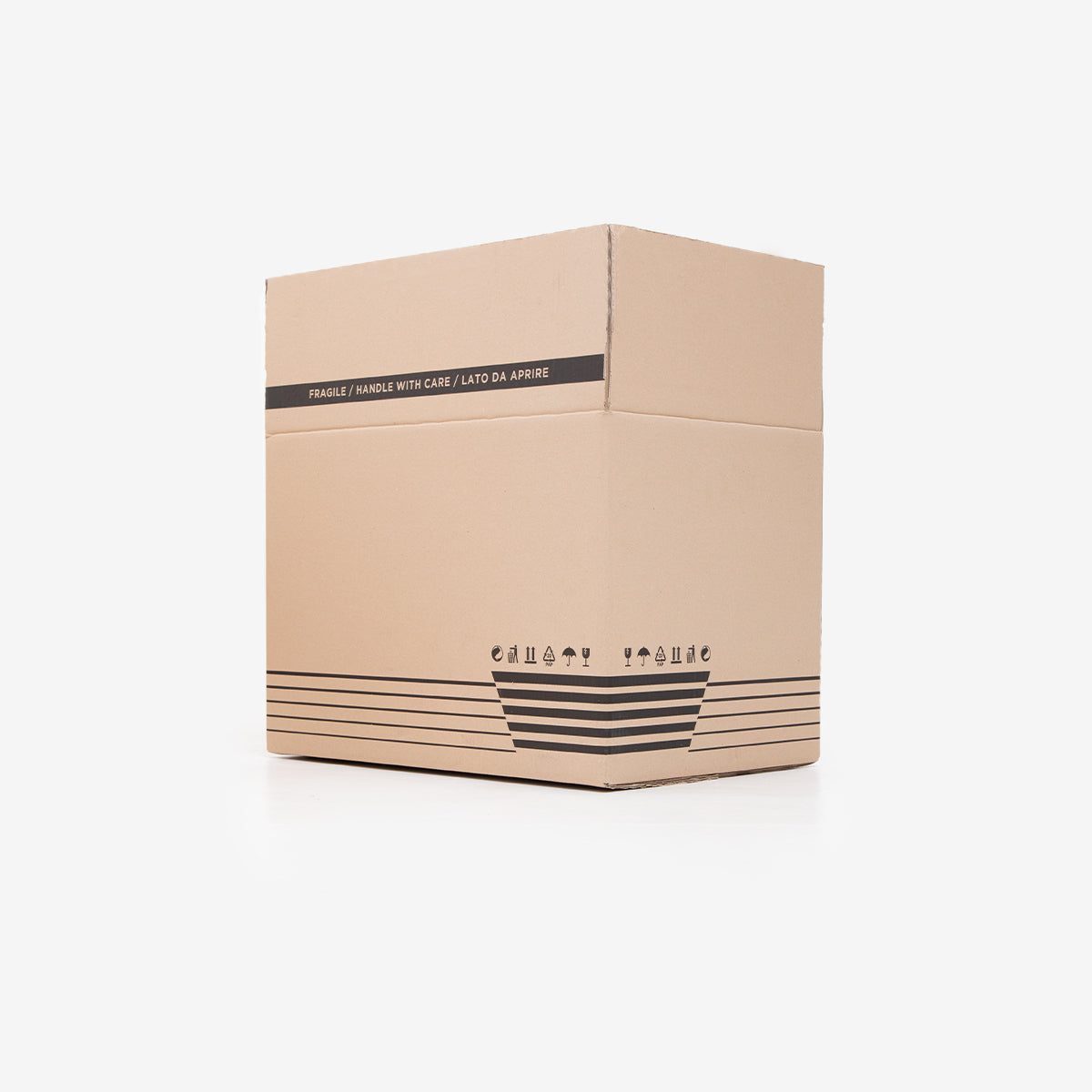 American style double wave cardboard box BC 60x40x40 cm havana SCD14