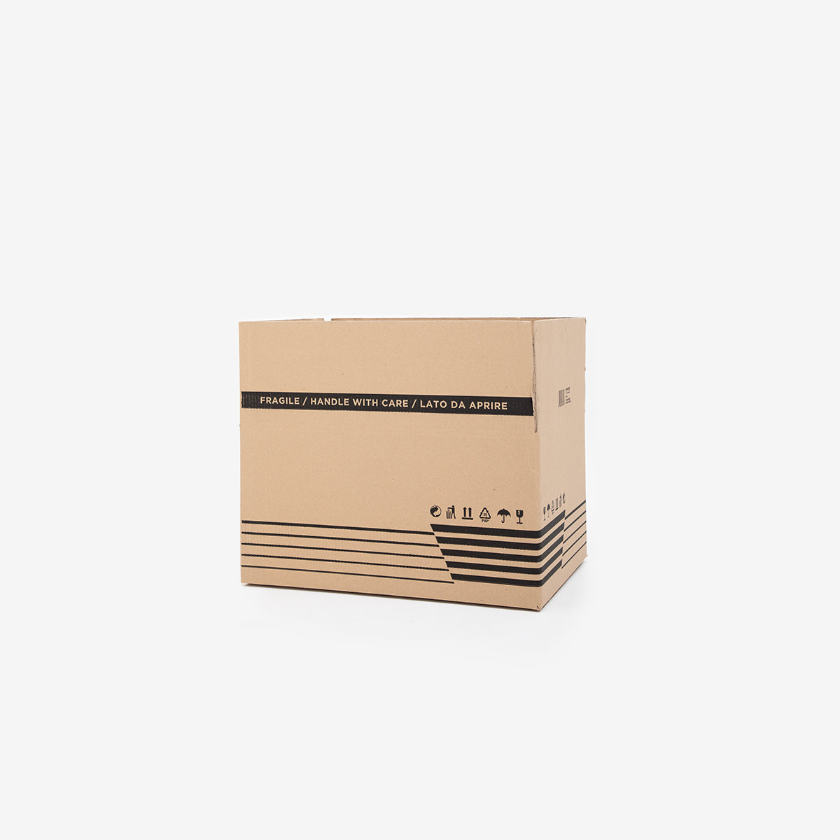 American style double wave cardboard box BC 60x40x30 cm havana SCD41