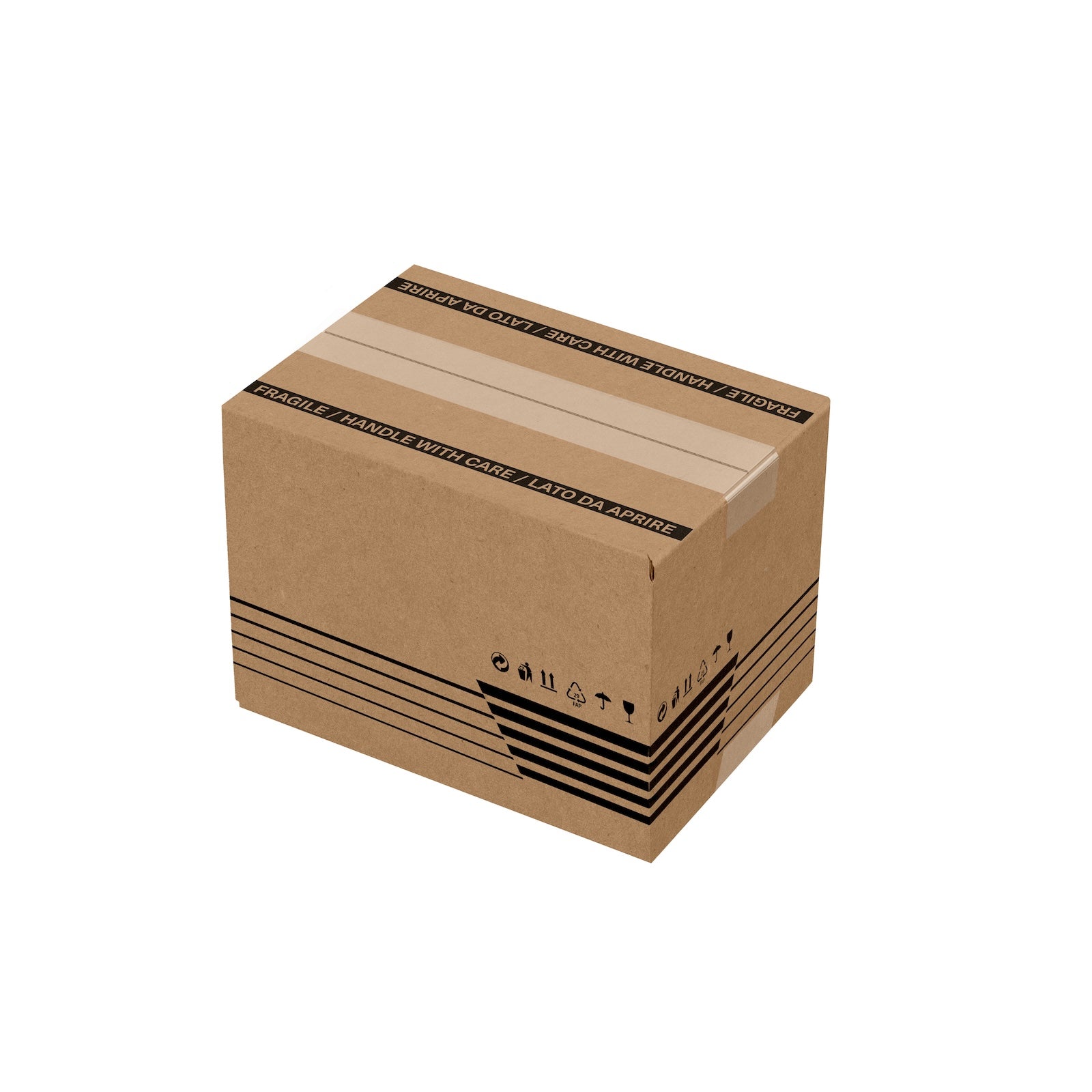 Scatola in cartone americana doppia onda BC 50x40x30 cm avana SCD42