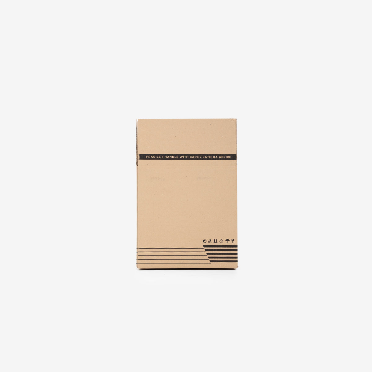 American style double wave cardboard box BC 40x40x40 mm havana SCD9