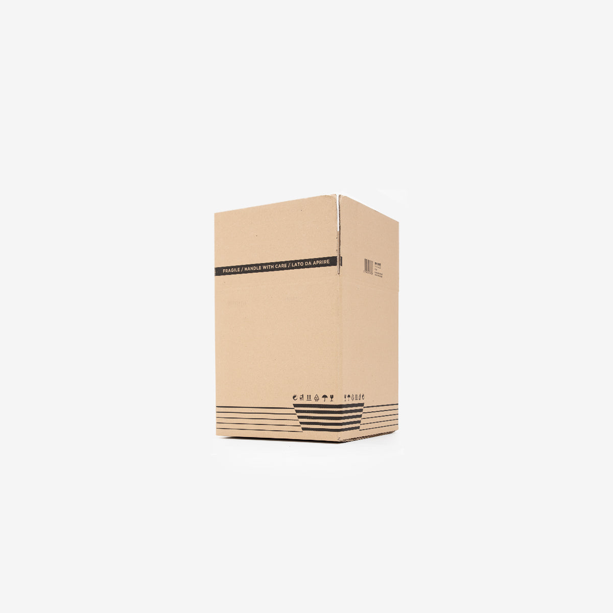 American style double wave cardboard box BC 40x40x40 mm havana SCD9