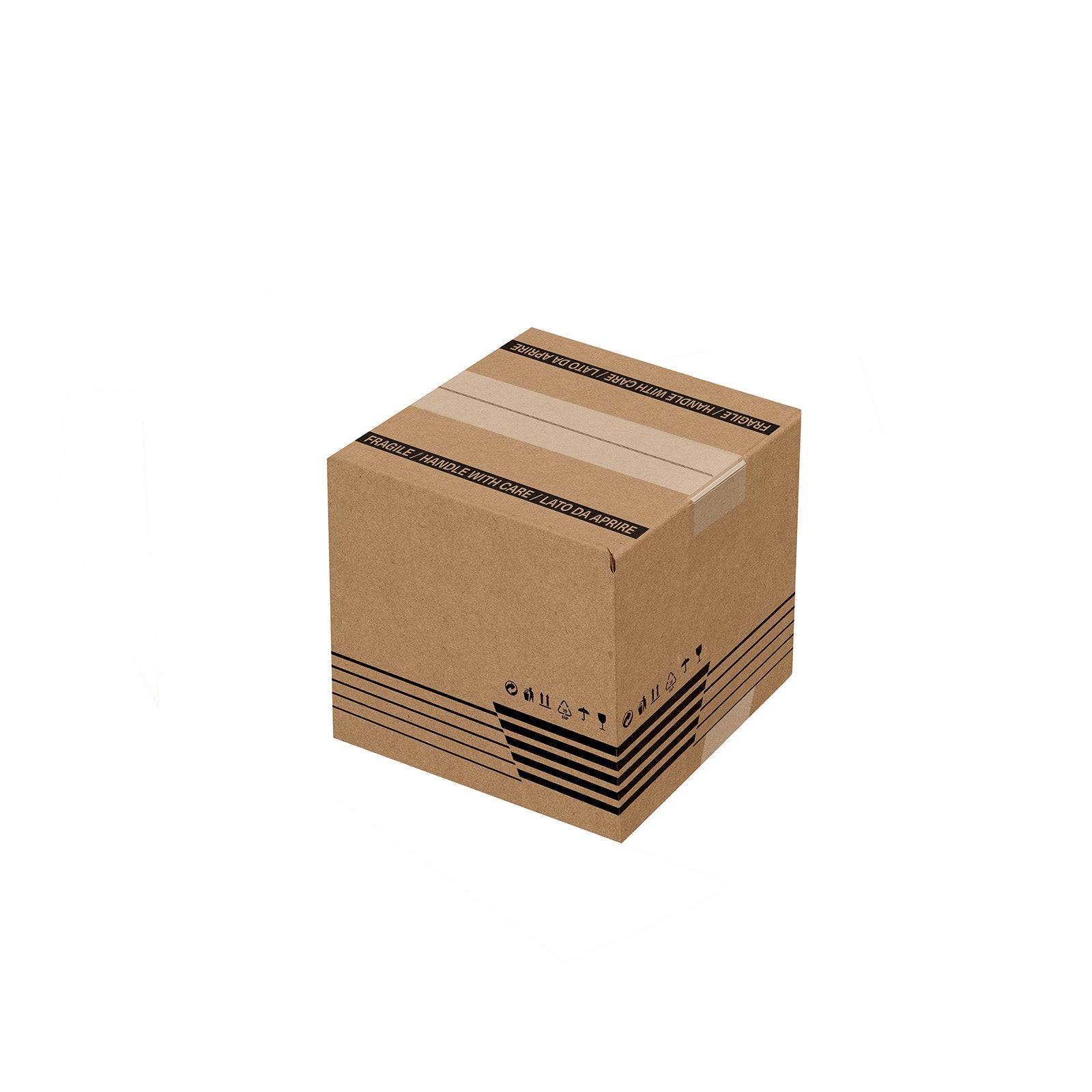 Scatola in cartone americana doppia onda BC 40x40x40 mm avana SCD9