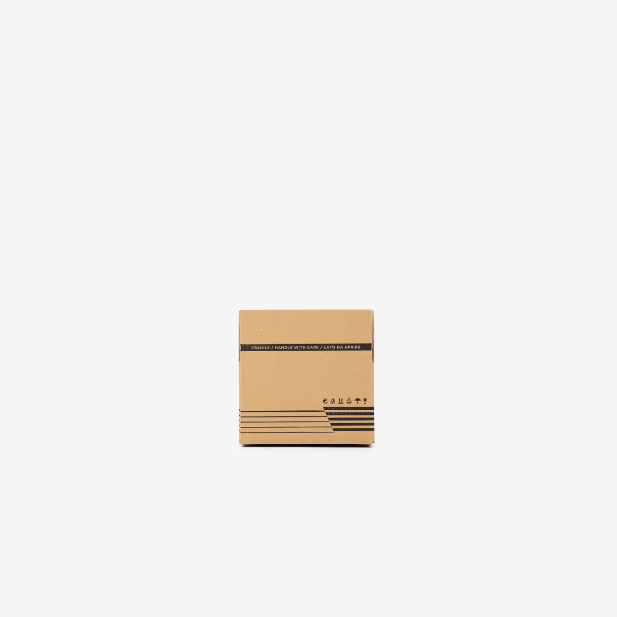American style single-wave cardboard box C 25x20x15 cm havana SCM1