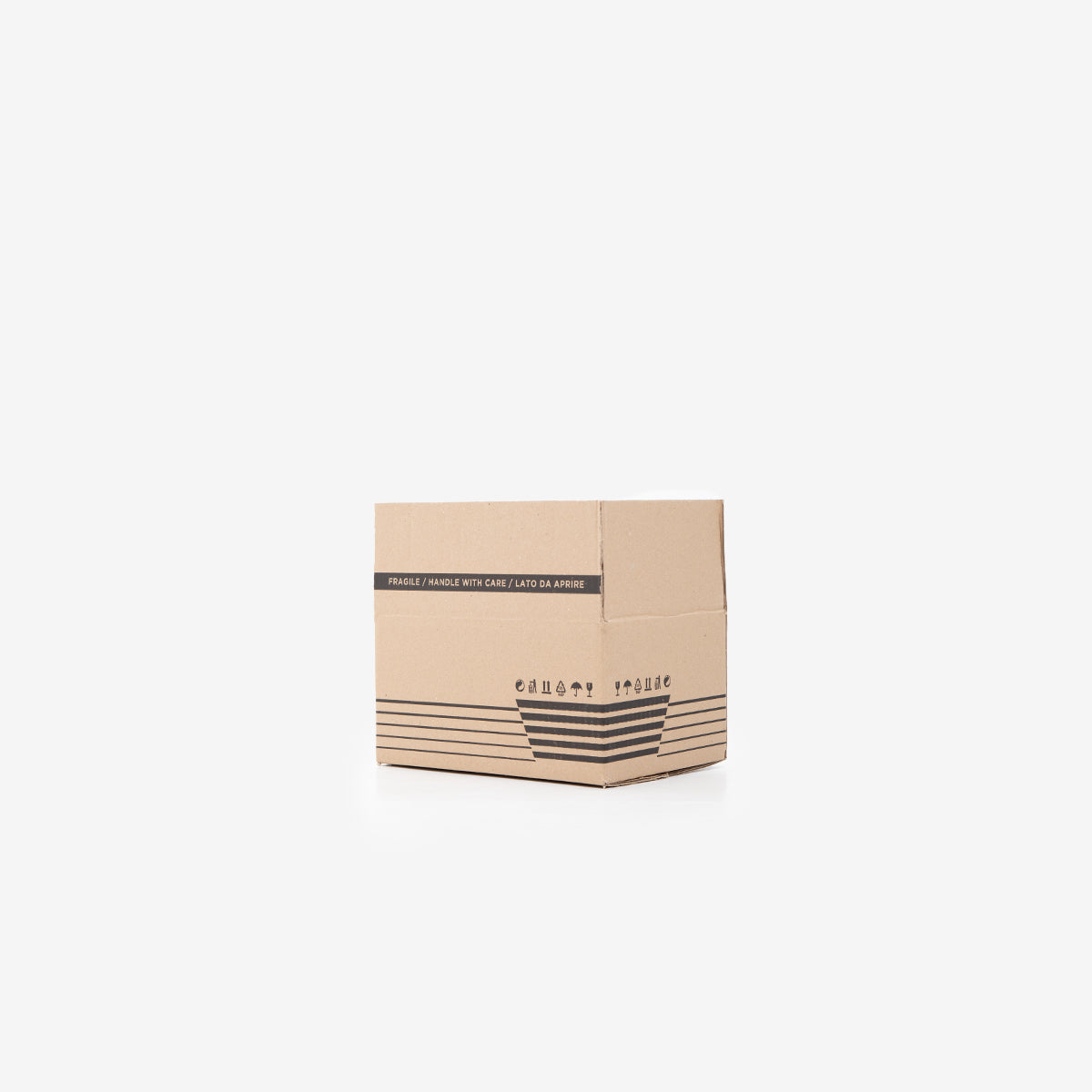 American style single-wave cardboard box C 32x23x10/15 cm adjustable brown SCM2