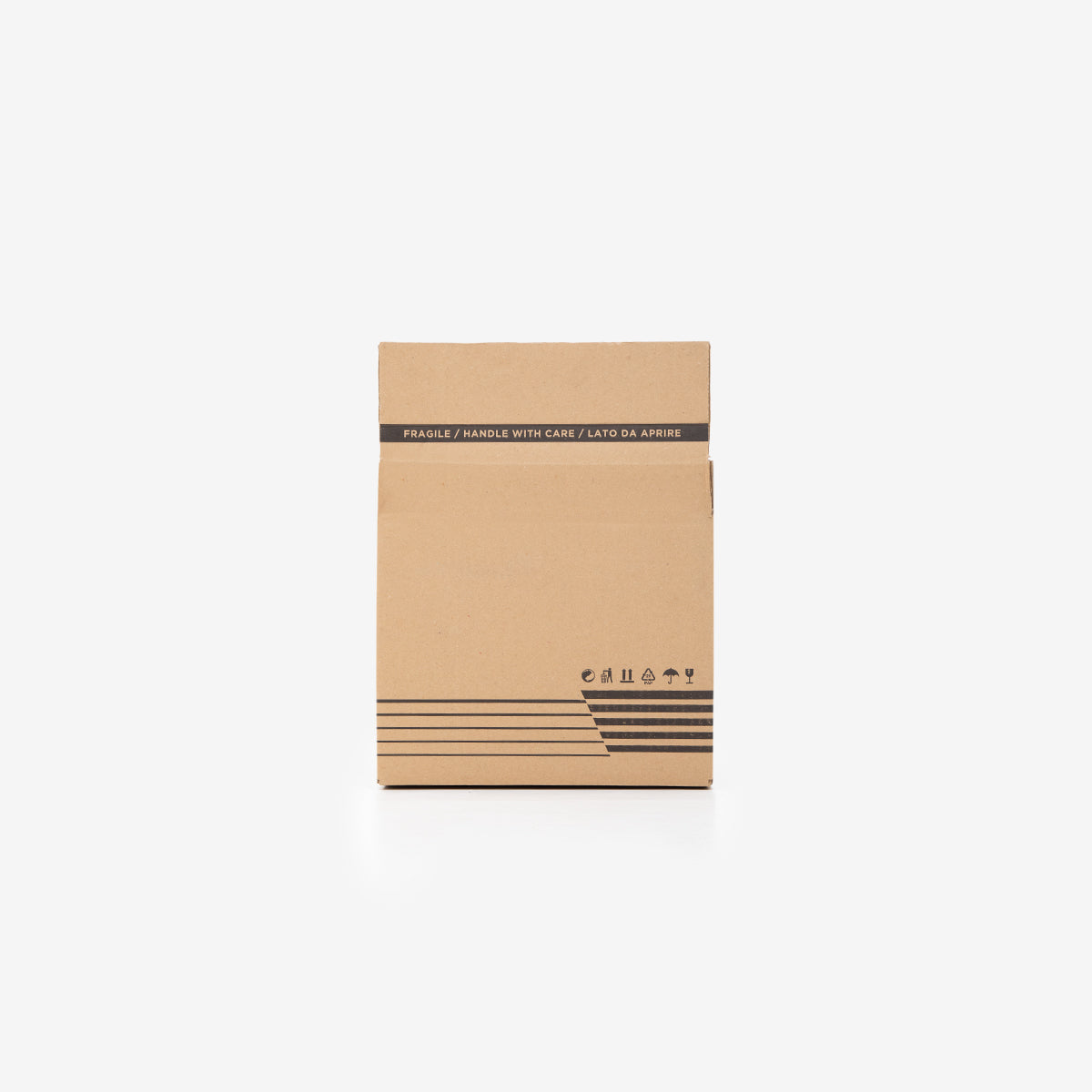 American style single-wave cardboard box C 32x23x25/30 cm adjustable brown SCM3