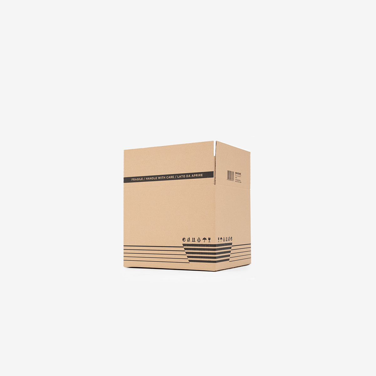 American style single-wave cardboard box C 44x33x32 cm havana SCM5