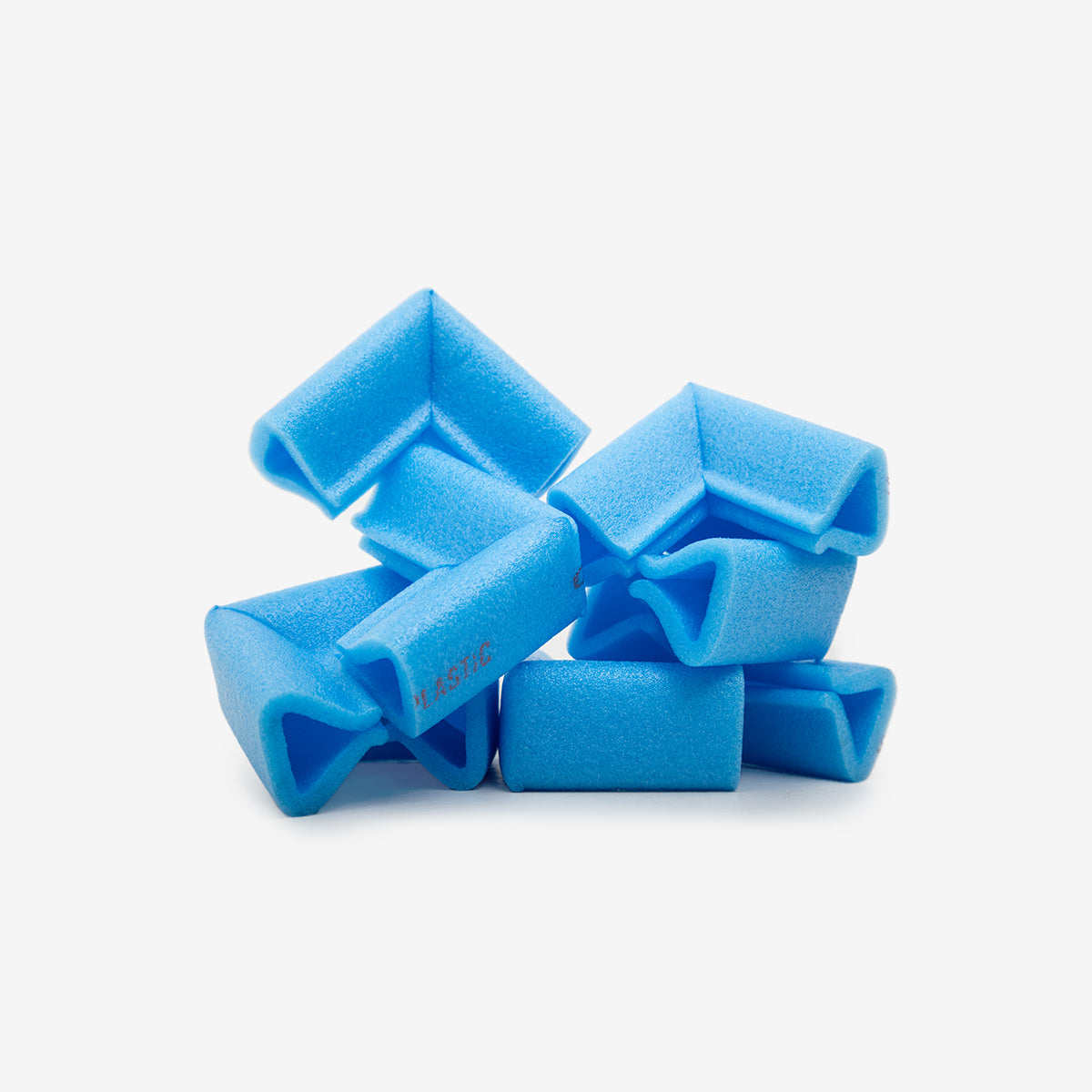 Paraspigoli in polietilene espanso azzurro